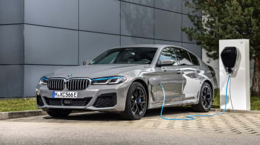 Bmw 530e mpg on sale without charging